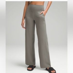 NWT Lululemon Align Wide Leg 31” Pant - Gray Sage